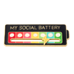 Pin Metálico My Social Battery